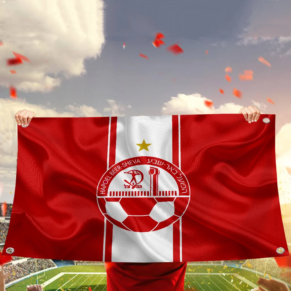 Wall Garden Flag Pride Flag Flag to Hang Flags for Rooms Banner Hapoel B-beer Sheva FC Room Decor Y2k Funny Flags and Banners