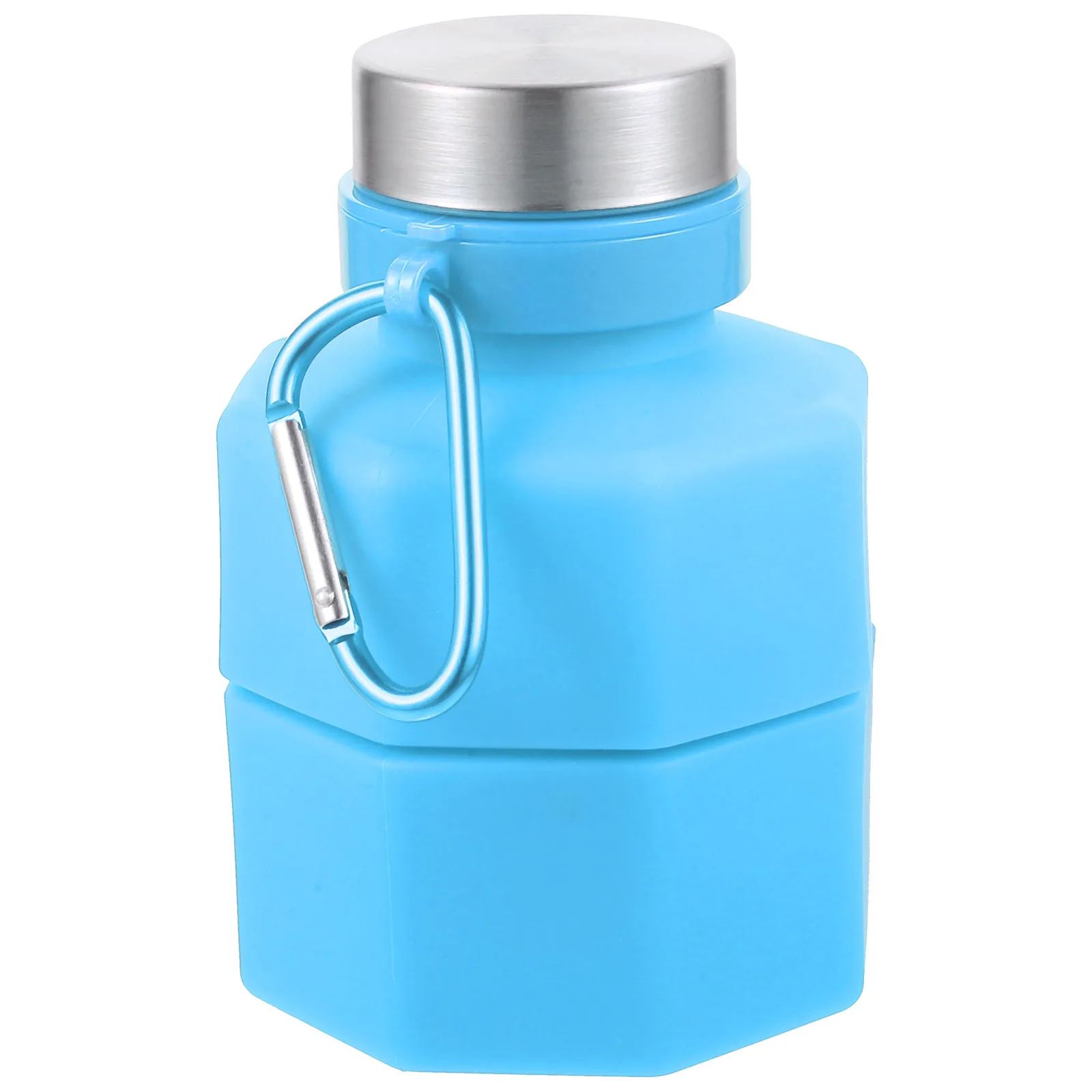 

Creative Dumbbell Shaped Sports Water Bottle Large Capacity Fitness Kettle Gym Home Use Stainless Steel Silicone Durable Easy