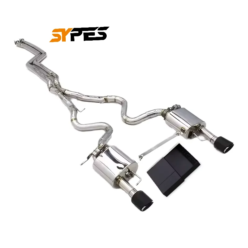 

Car Valvetronic Exhaust Pipe For BMW E90 E92 E93 320i 325i 330i 335i N54 2.0T 2.5/3.0T 304 Stainless Steel Catback Carbon Valved