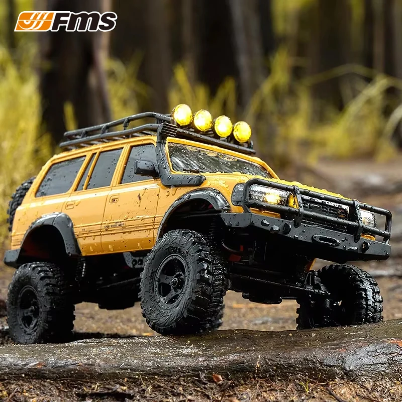 FMS FCX18 1/18 LAND CRUISER LC80 Remote control four-wheel drive climbing off-road vehicle RC car toy RTR version