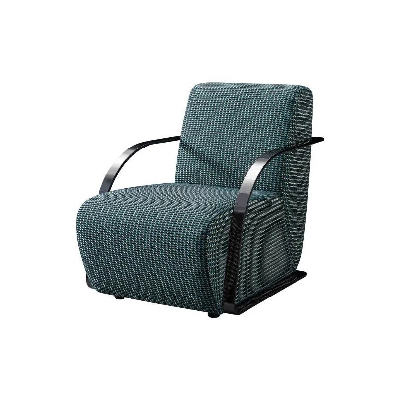 

Living room sofa, designer stainless steel rocking chair