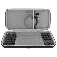 Geekria Tenkeyless TKL Keyboard Case, Hard Shell Travel Carrying Bag for 80%/87 Key Computer Mechanical Gaming Keyboard