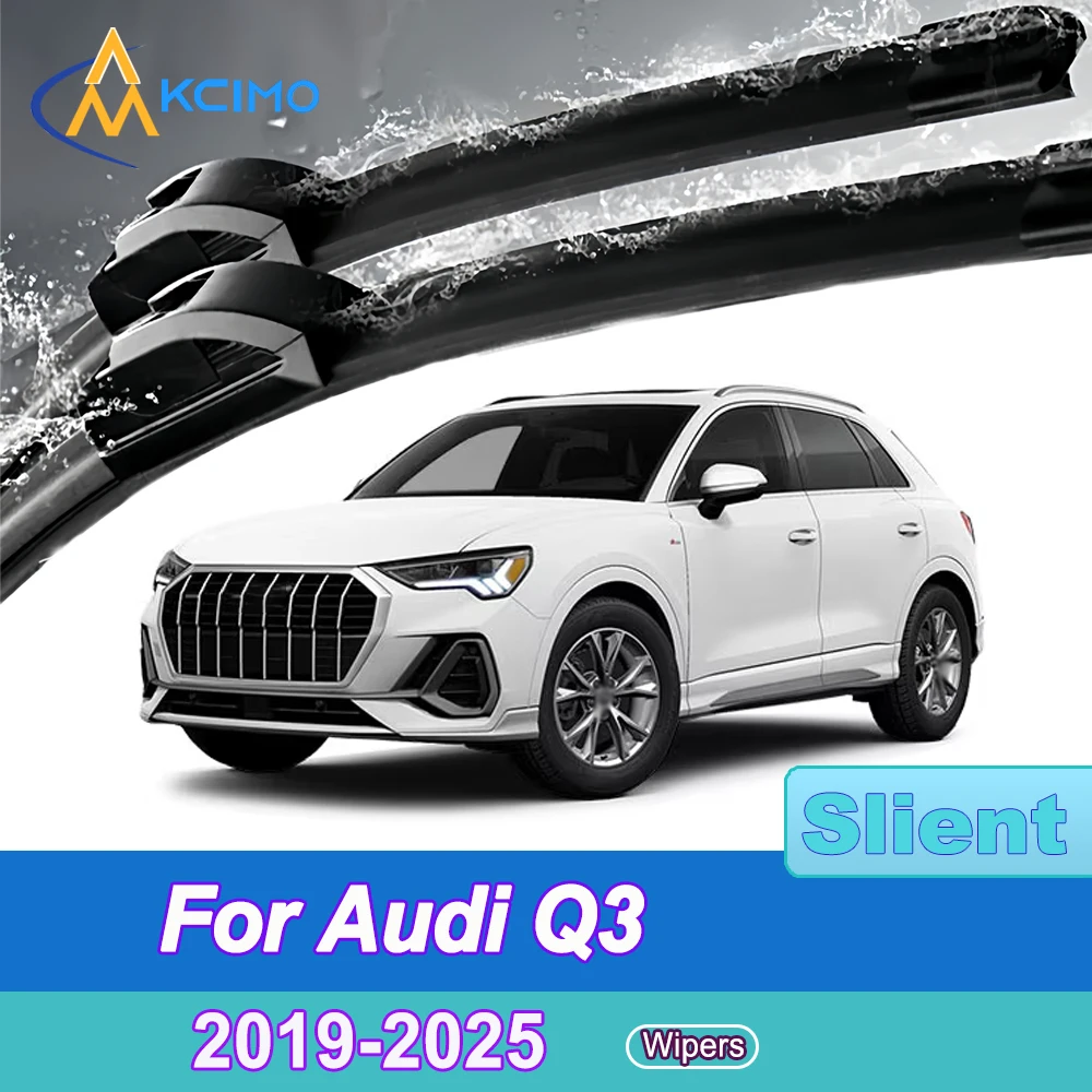 

Silent Beam Wiper Blades For Audi Q3 F3 2019-2025 Noise-Free Windshield Wipers High-Performance