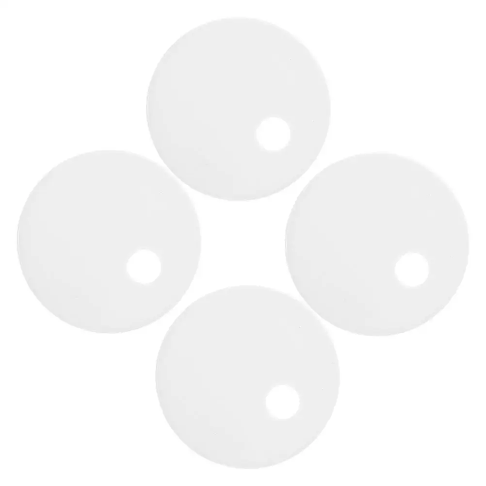 

Toilet Seat Screw Cover 2 Pair White Plastic Decorative Bolt Caps for Bathroom Fixing Accessories Hardware Parts