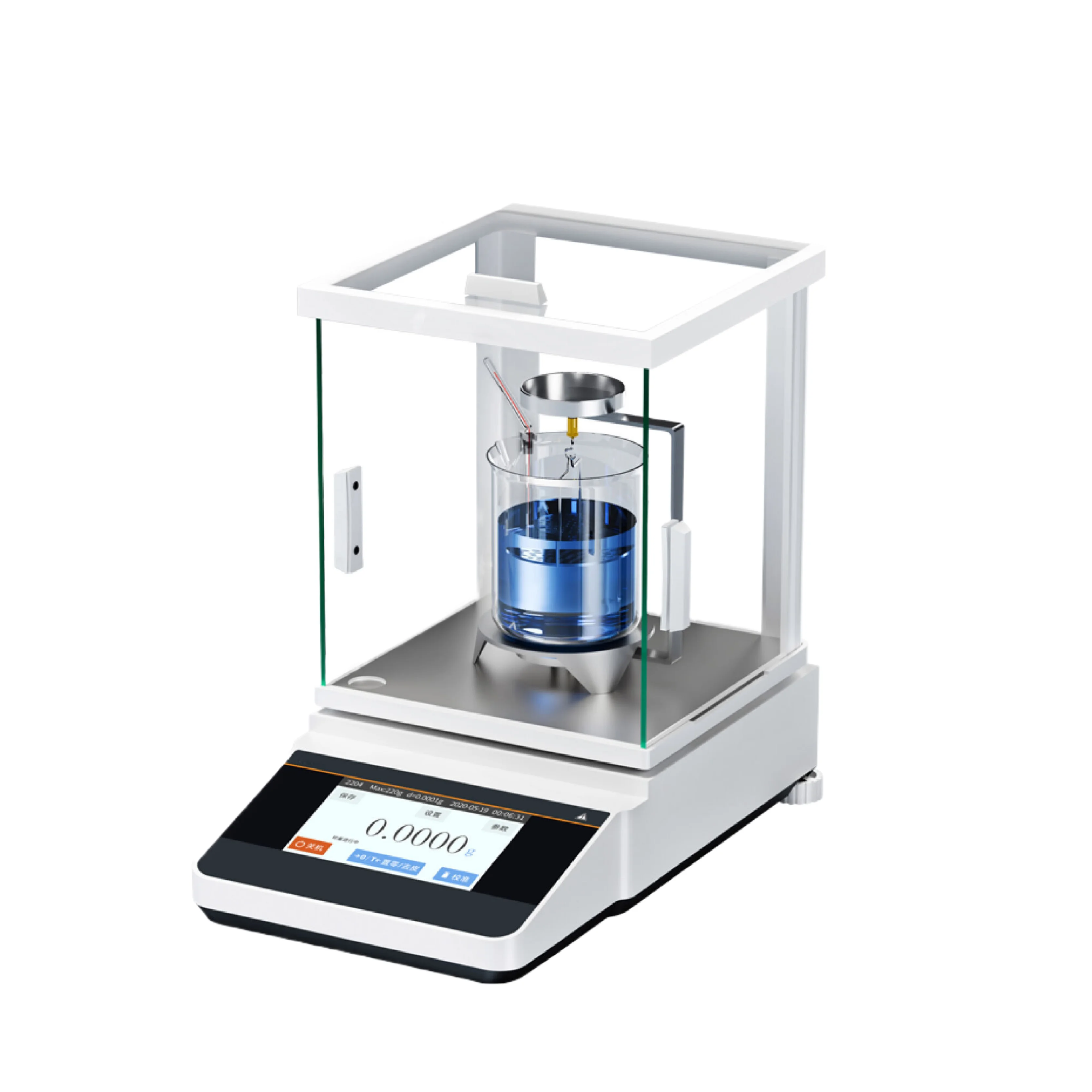 Balança de pesagem digital analítica para joias de laboratório Balança de alta precisão de 0,1 mg
