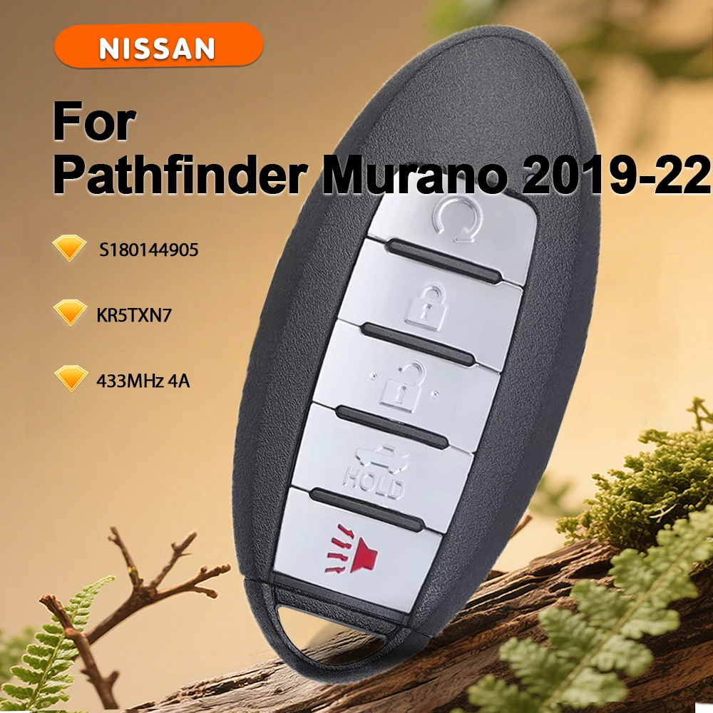 

KEYECU S180144905 Remote Key Fob for Nissan Pathfinder 2019 20 2021 2022 Murano 2023 2024