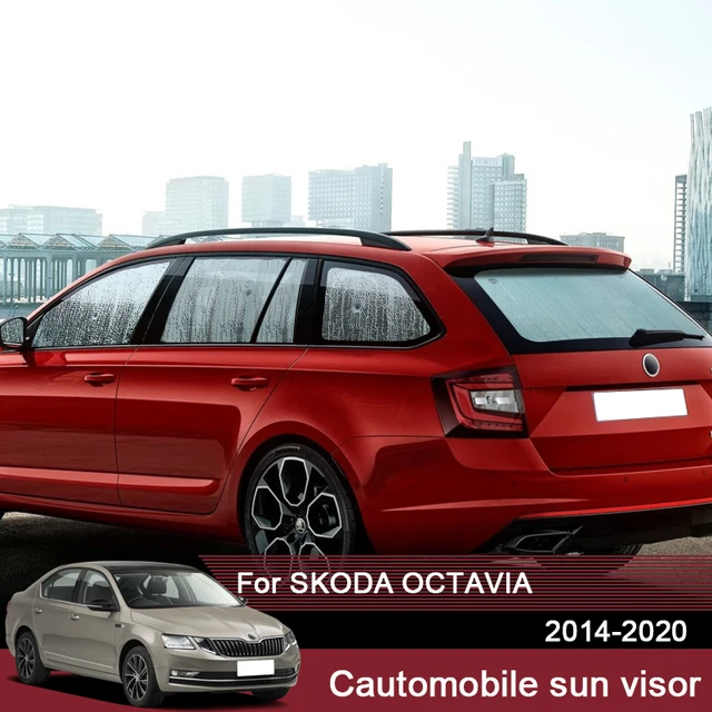 Osłony przeciwsłoneczne do samochodu pokrywa ochronna UV do Skoda Octavia Combi Sedan 2014-2020 zasłona przeciwsłoneczna szyby samochodowe akcesoria