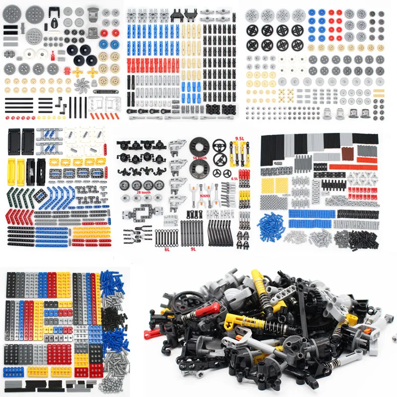 

Технология, детали строительных блоков, несколько спецификаций, соединительный штифт/шестерня/отверстие/амортизатор, рычаг, игрушки, аксессуары для кирпичей