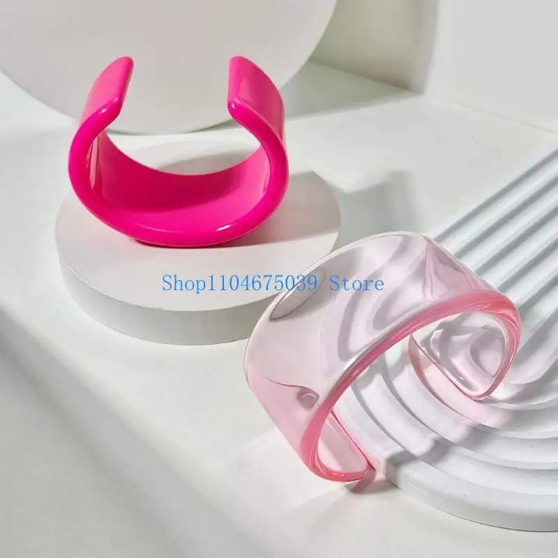 5ASD راتنجات المعاصرة المجوهرات الحد الأدنى سوار التصميمات التنفس التفعيل للنساء الفتيات #4