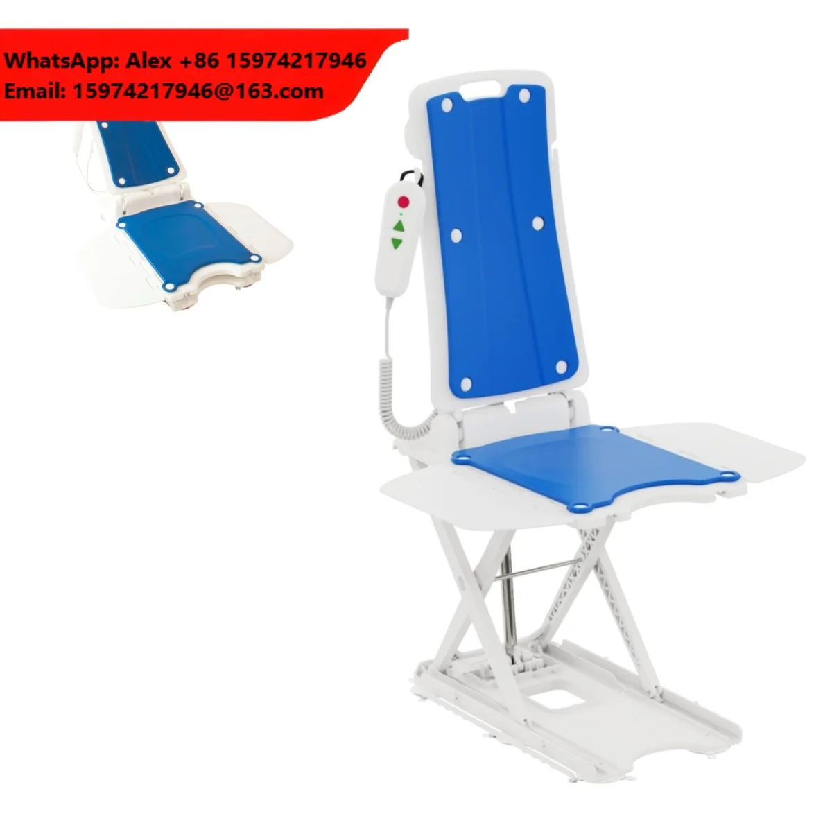 Bathroom Lifting Safety Height Adjustable Elder Bath Shower Chair