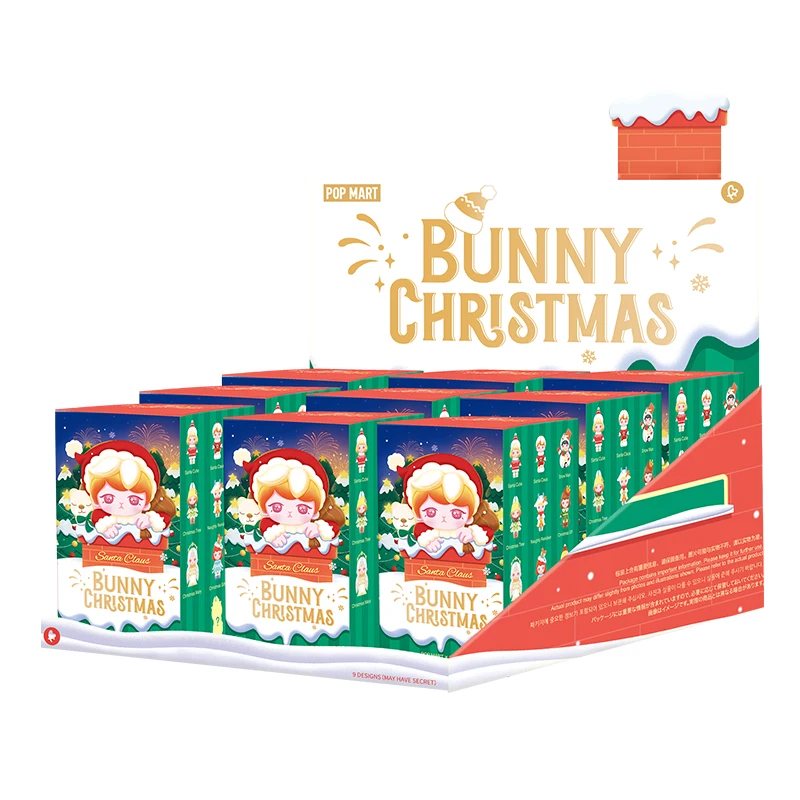 POP MART Bunny Christmas Series Mystery Box 1PC/9PCS POPMART Blind