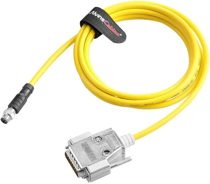 CCB-M8DSIO-00 M8 5-Pin B-Code to DB15 I/O Cable for Cognex in-Sight 8000 Micro Series Industrial Vision CIO-Micro 10M 32.8ft