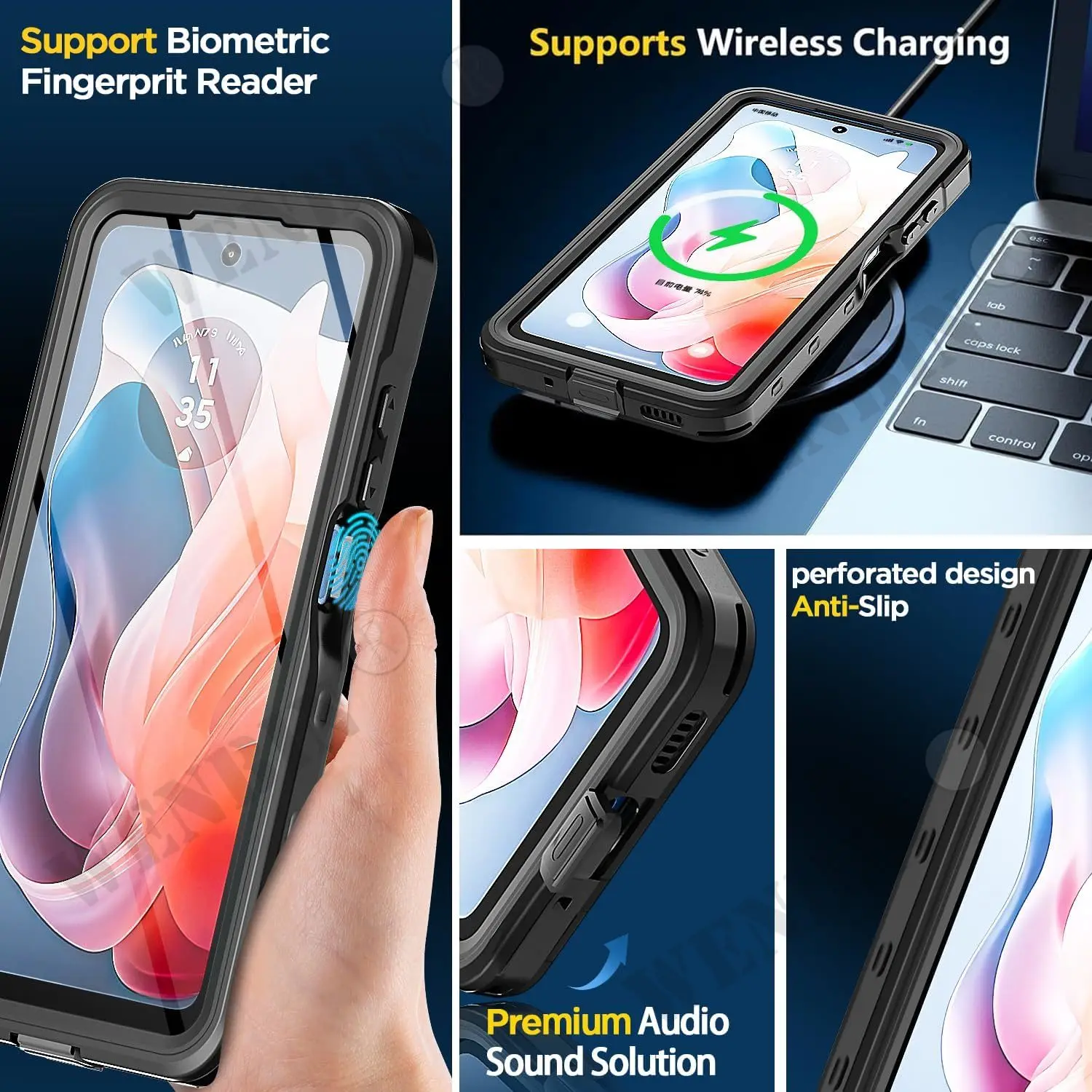 Ip68 غطاء مقاوم للماء لموتورولا موتو جي بلاي 4g ، موتورولا g 5g ، الرياضة في الهواء الطلق ، الغوص