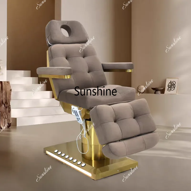 F Modern Electric Lash Facial Bed for Beauty Salon Furniture Luxury Massage Tables & Beds Electric Vibrator Massage Bed