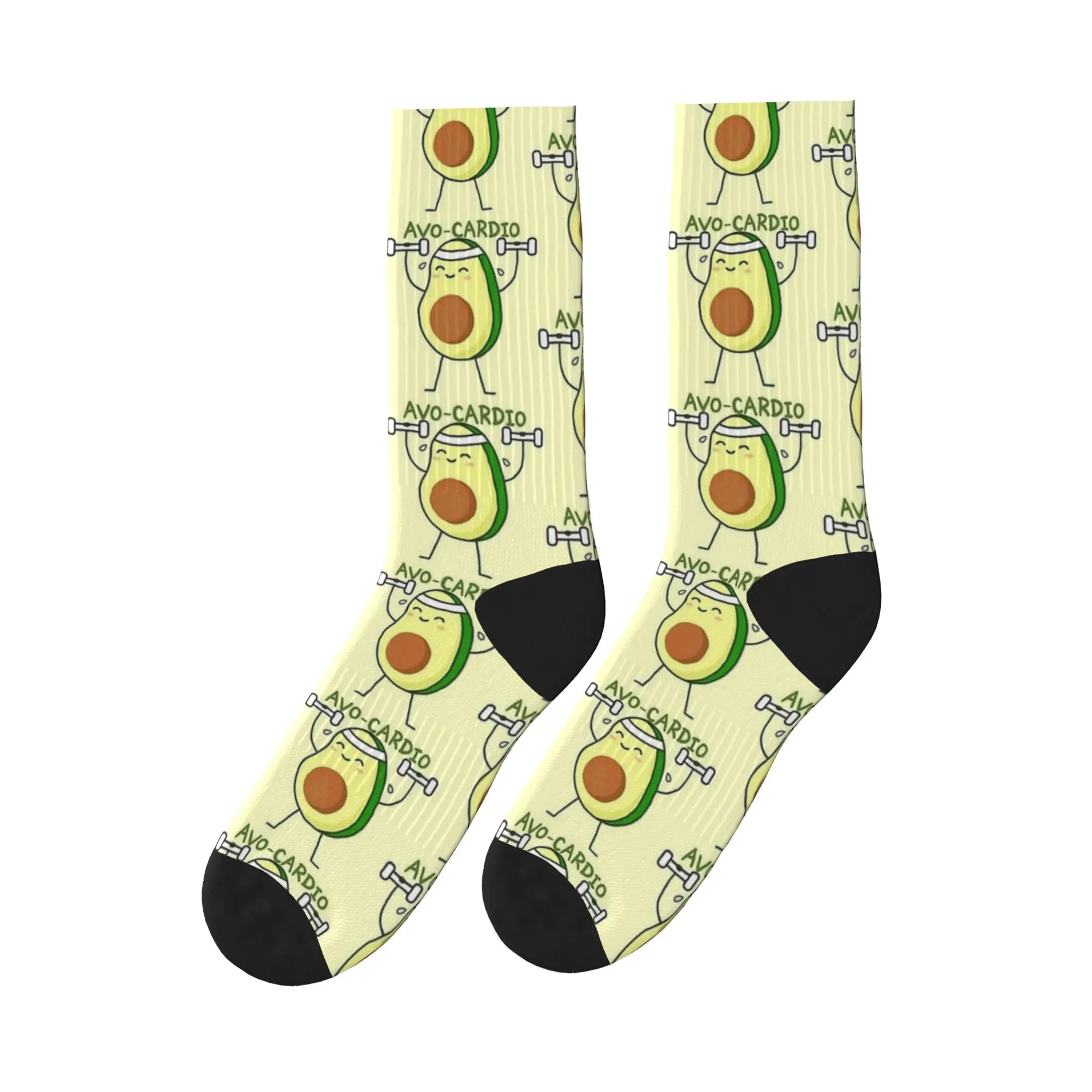 Avo-cardio pun الأفوكادو يرفع الأوزان جوارب الجوارب الكورية الرجال تنفس الجوارب الخريف تشغيل الرياضة تصميم مكافحة الجوارب هدية