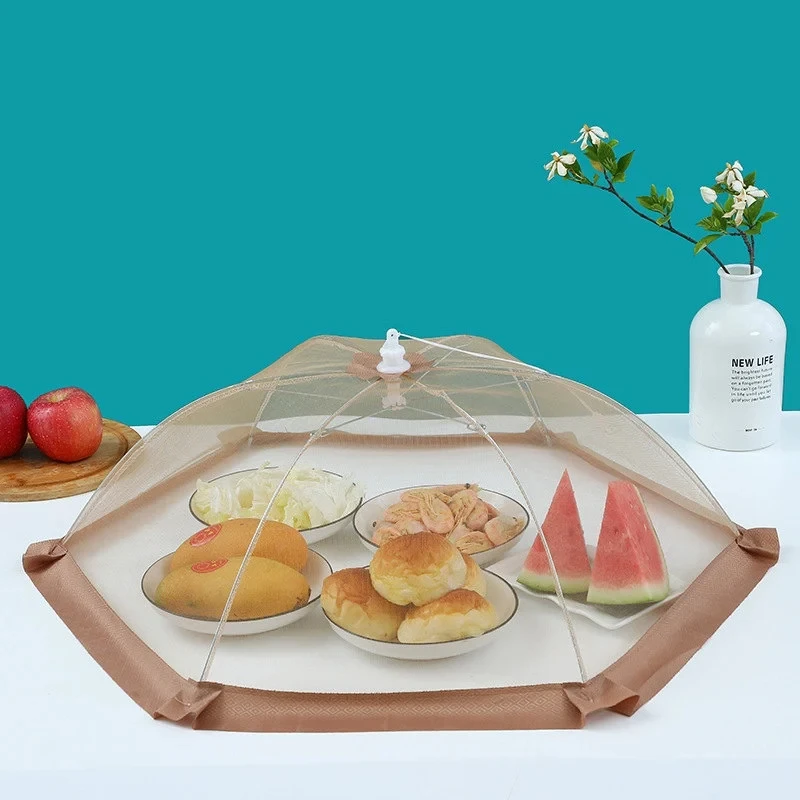 

Складные крышки для еды, стильные чехлы для пищевых продуктов, защита от нахлыстов, от комаров, для защиты пикника, кухонные аксессуары