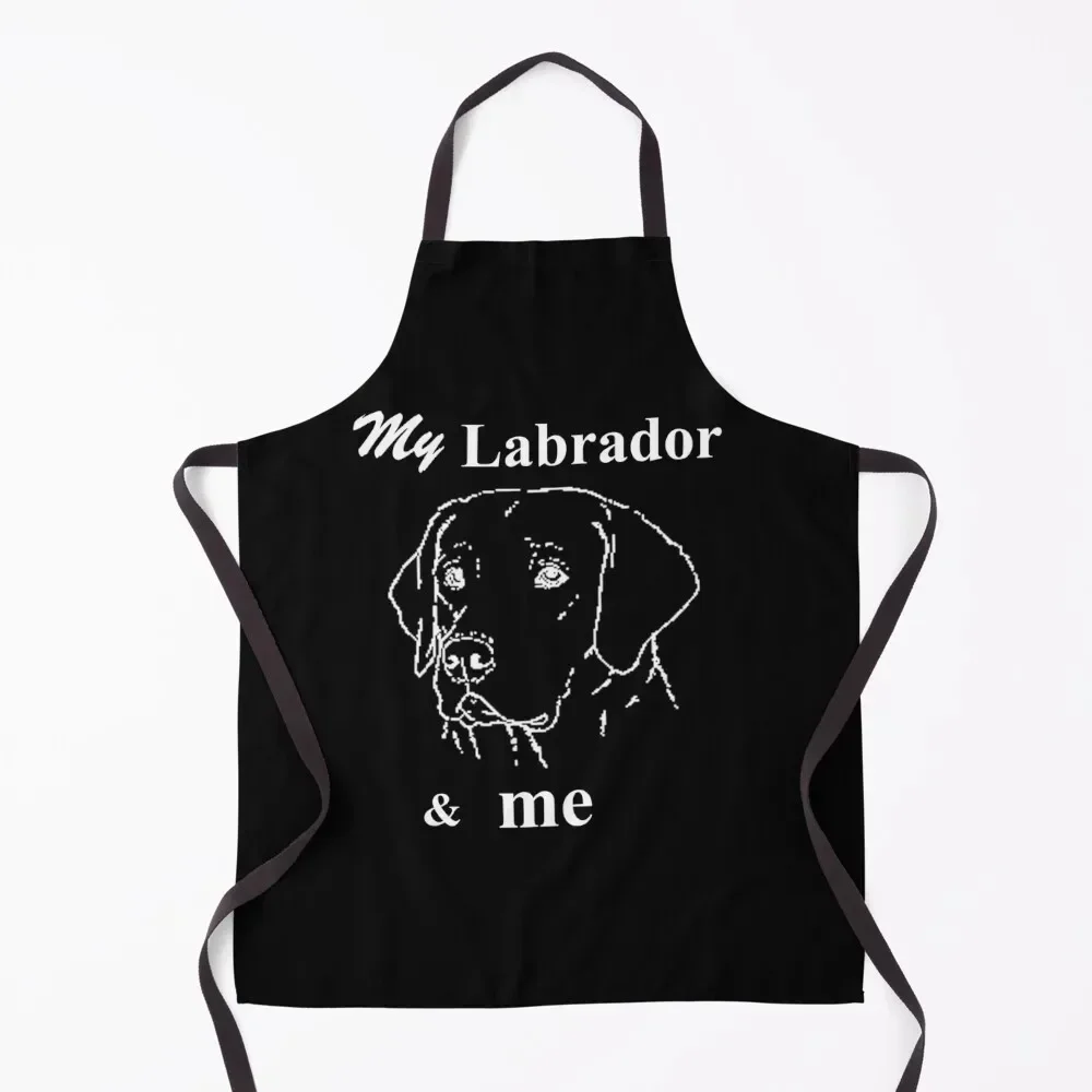 

My Labrador and Me Apron Smock for hairdressing esthetician Camping cook wear Apron