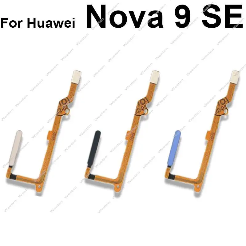 On OFF Power Fingerprint Sensor Flex Cable For Huawei Nova 9 SE 9Se Side FingerPrint Sensor Reader Flex Ribbon Replacement