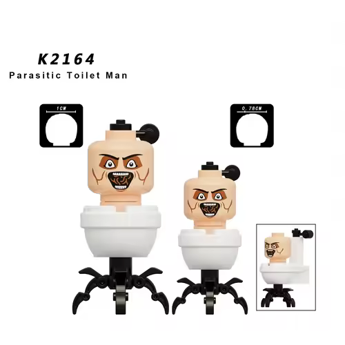 New KDL SWAT Skibidi Toilet Man Figures Anime Block Toys TvMan Titan Cameraman Speakerman Bricks Model Toy Birthday Gift - Image 19