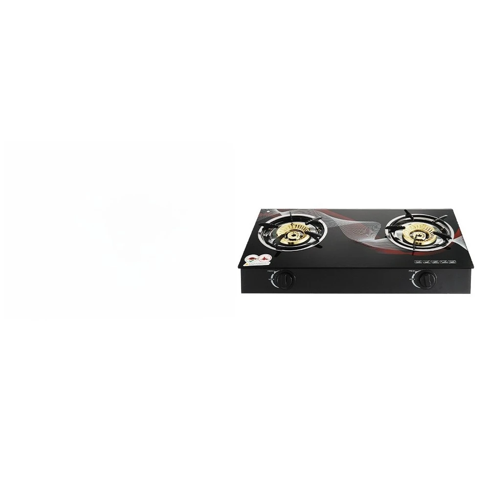 Glass explosion-proof two ends dazzling fire fierce fire household liquefied gas stove gas stove