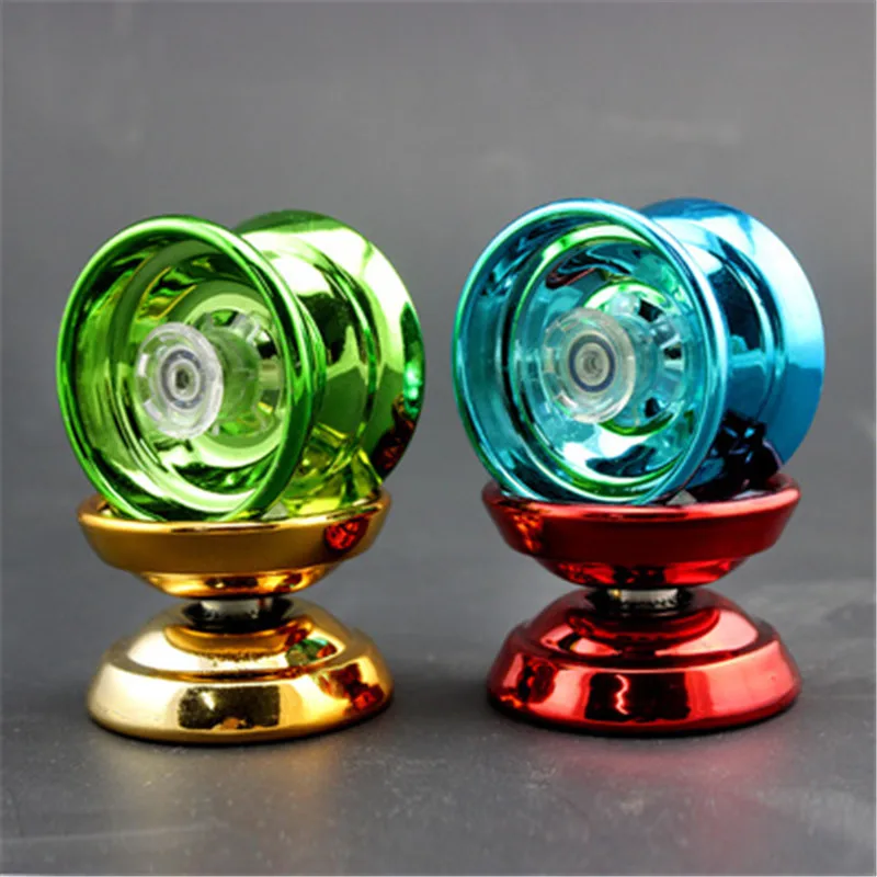 4 Colors Magic Yoyo Responsive High-speed Aluminum Alloy Yo-yo CNC Lathe with Spinning String for Boys Girls Children Kids