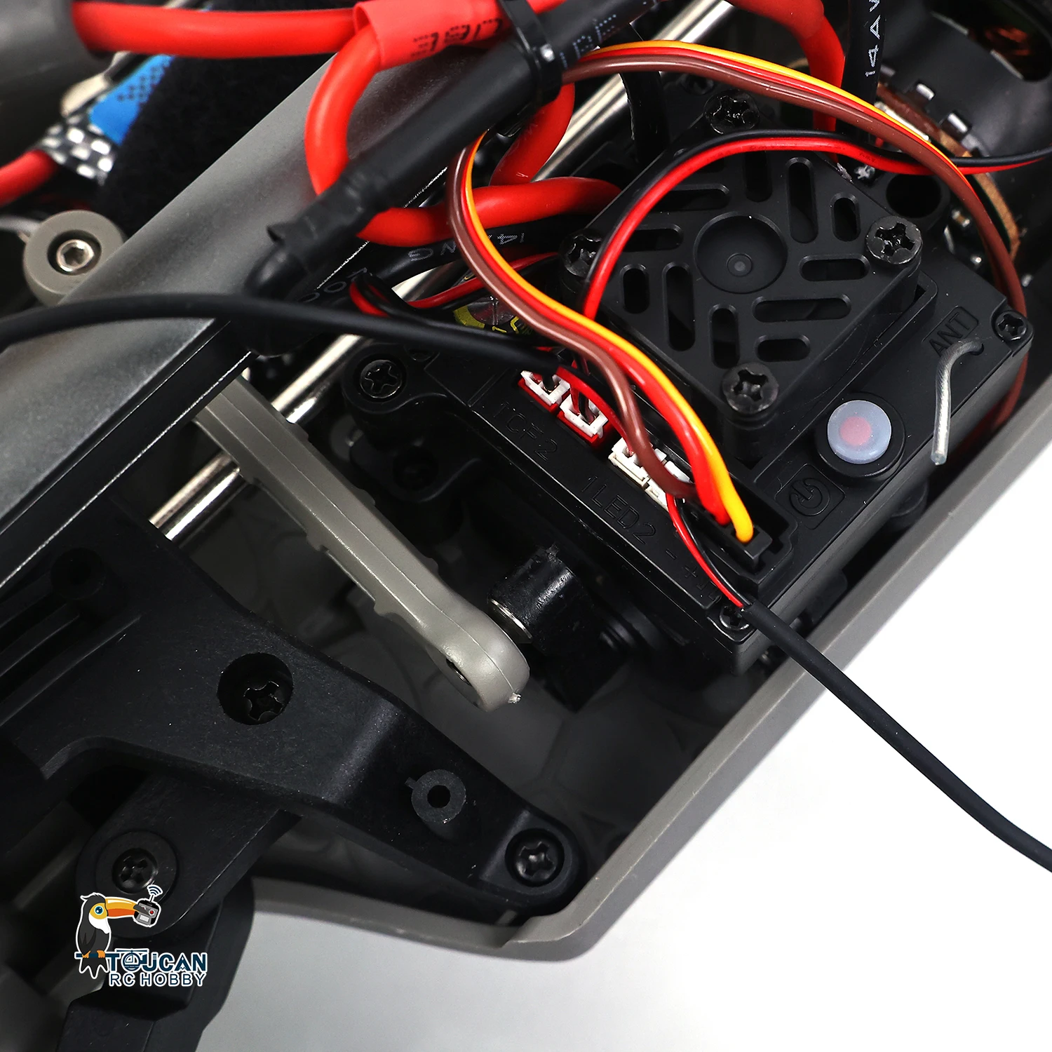 PVC-Gehäuse SCY 10101 1/10 4WD Ferngesteuertes Offroad-Auto RC Elektro-Großreifen-Truck mit Metall-Differential, Fahrbereit, LED-Licht – Detail 20