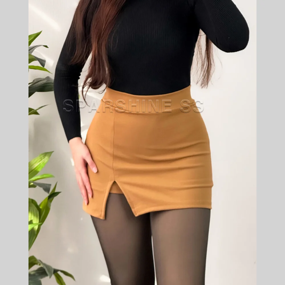 2024 Women New Fashion Mini Skirt Vintage High Waist Female Chic Tight Fitting Skirts Sexy Style Clothing Slim Fit Pencil Skirt