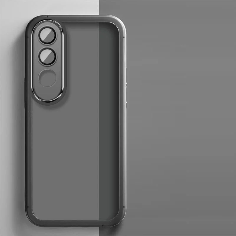 حافظة لهاتف Vivo V50 Lite v 50 lite 5G حافظة هاتف V50lite 4g حافظة V50 Lite حافظة فاخرة ناعمة ممتصة للصدمات غطاء خلفي شفاف