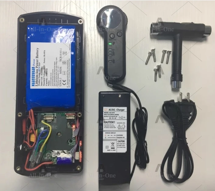 Wireless Remote Control Electric Skateboard Conversion Kit with Controller Battery Box