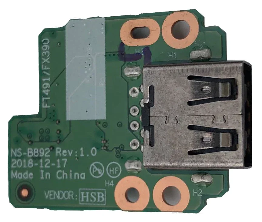 For Lenovo T490S T14S X390 X13 USB Small Board Interface NS-B892 01YN265