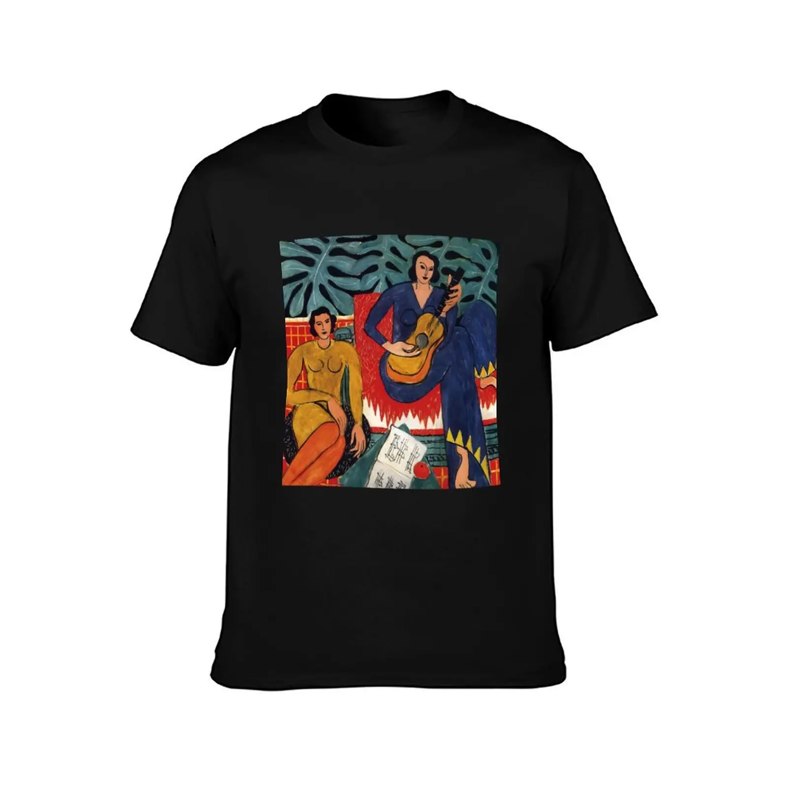 De muziek door Henri Matisse 1939 T-shirt man t-shirt man t-shirt zware katoenen heren grafische t-shirts T-shirt
