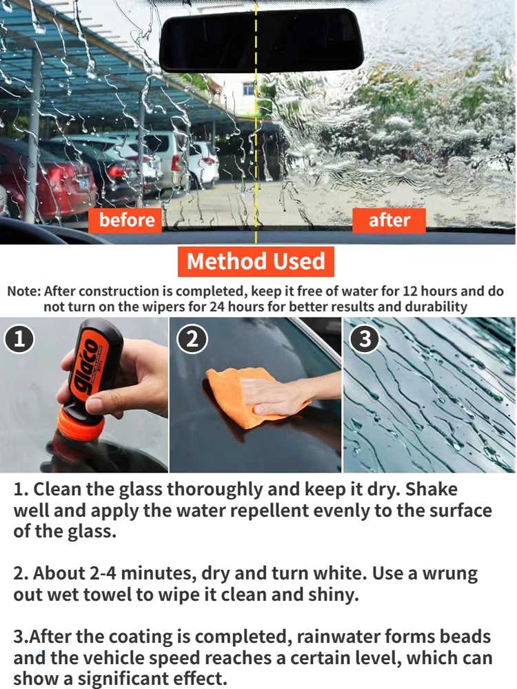 Soft99 giappone parabrezza per auto repellente per la pioggia Glaco Glass Coat Car Glass Oil Film Removal rivestimento antipioggia trattamento antipioggia