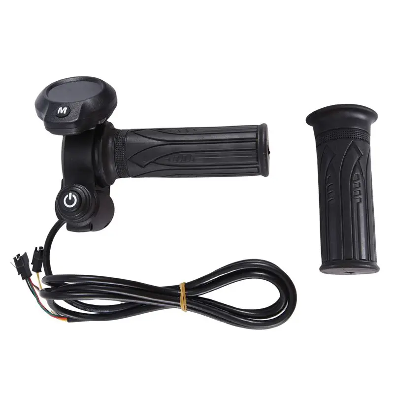 

ABHY-Bike Electric Scooter Accelerator Display Ebike Throttle Grip Digital Monitor For Bicycle Electric Scooter Trigger