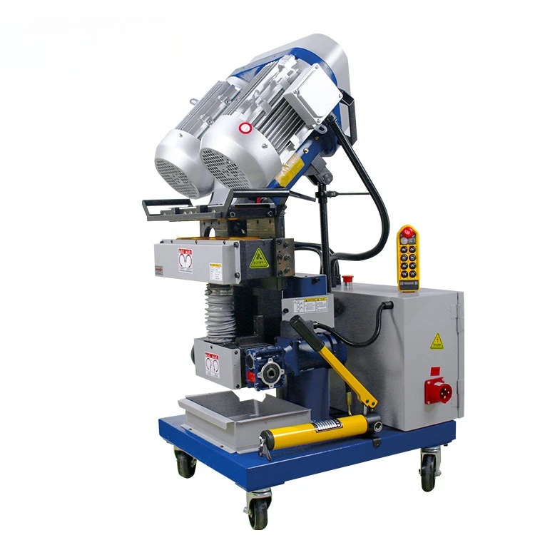 TMM-80AY automatic walking steel plate milling machine, flat beveling machine