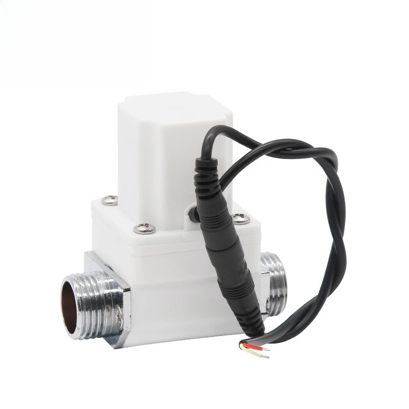 1/2 Thread Bistable Pulse Solenoid Valve Flow Adjustable Automatic Liquid Water Control Valve Fitting  2pcs