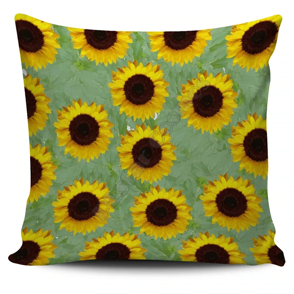 

Sunflower Garden Pillow Cover 3D All Over Printed Pillowcases Throw Pillow Cover Home Decoration 16 Style