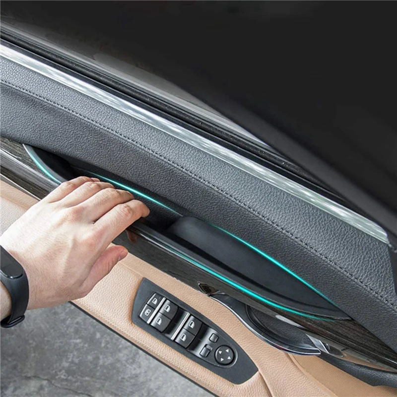 

A03Q-4X для BMW-7 серии F02 2008-2014, накладки на дверные ручки, комплект накладки на ручку задней двери, левый + правый задний