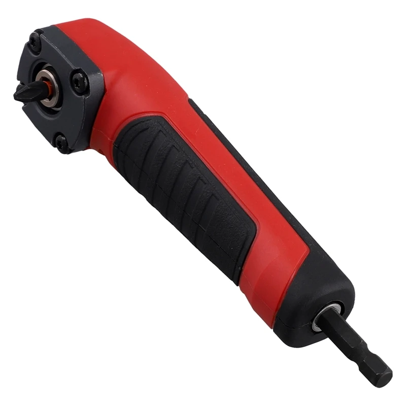 Adaptateur d'extension de tige de proposition à angle droit, tournevis magnétique, perceuse hexagonale, support de douille, outil emballé, résistant à 90, 1/4 pouces