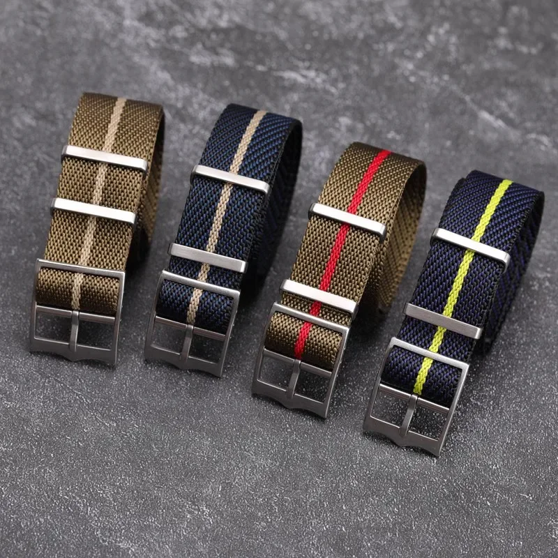 Premium Nylon Watch Band for Rolex for Tudor Army Military Strap for Seiko Fabric Canvas Bracelet Men Sport Wristband 20mm 22mm