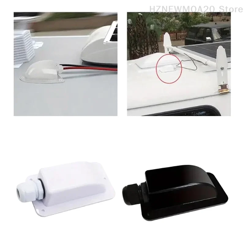 

Caravan Solar Car Junction Box Cable Entry Gland Box Roof Wire Entry Cable Connector Holder For RV Yacht Motorhomes