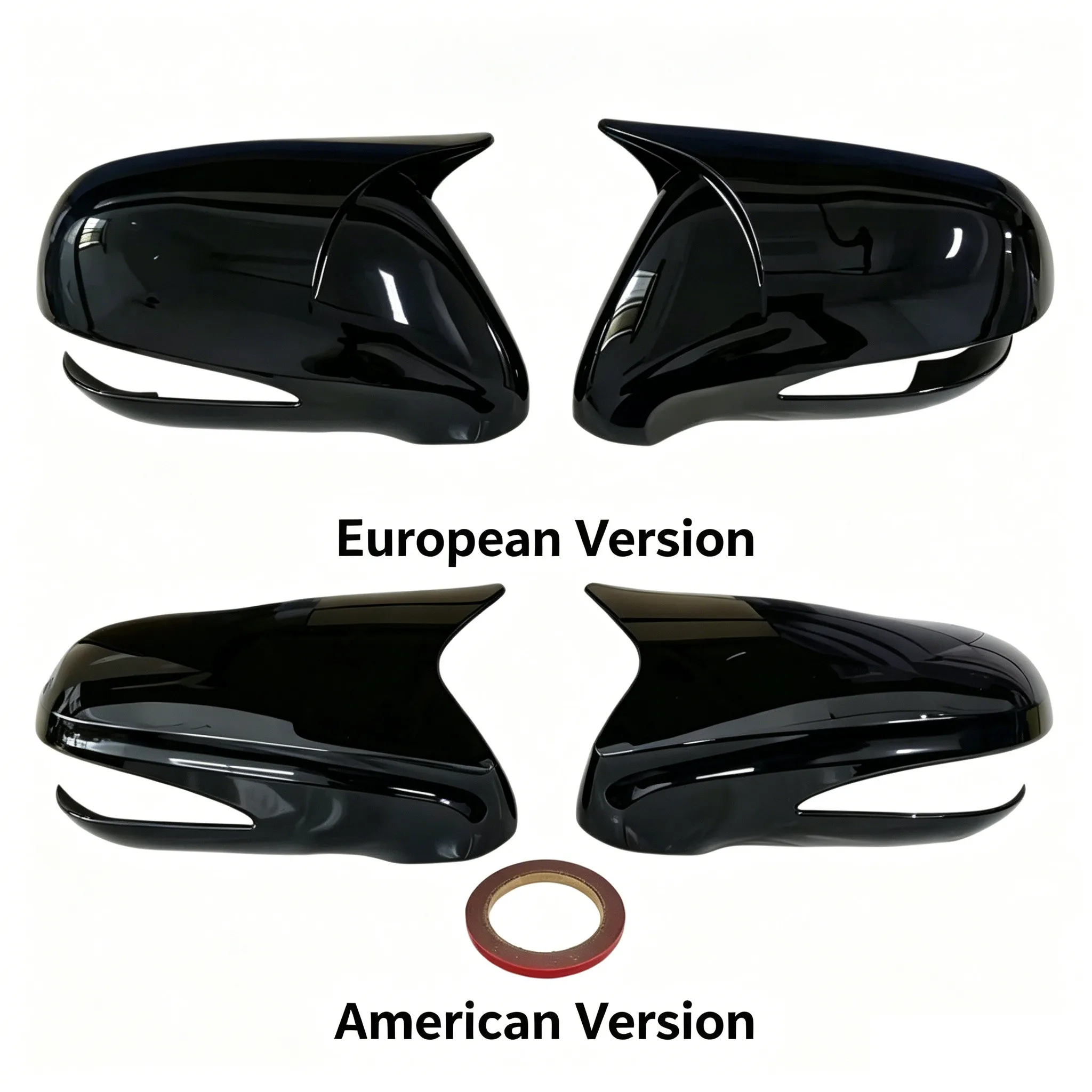 US/EU For Lexus IS IS250 IS350 2009-2012 ES250 ES350 2010-2012 With Siganl Light Car Side Rearview Mirror Cover Reversing Wing
