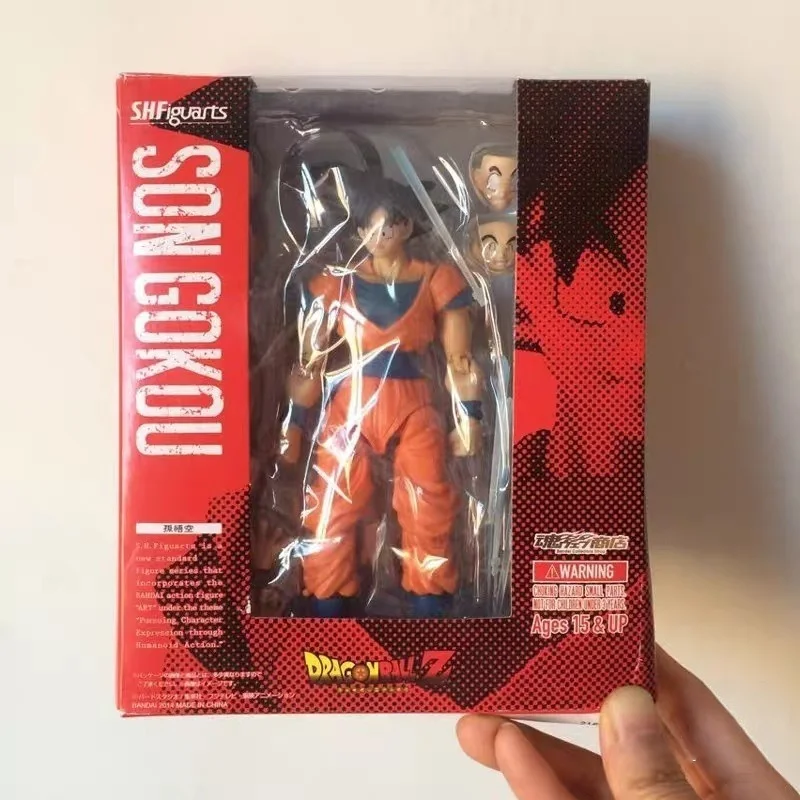 

Son Goku Dragon Ball Z Sh Figuarts Super Saiyan SHF Фигурка Goku SSJ Фигурка Аниме Периферийные устройства Коллекция Модель Игрушки Подарок