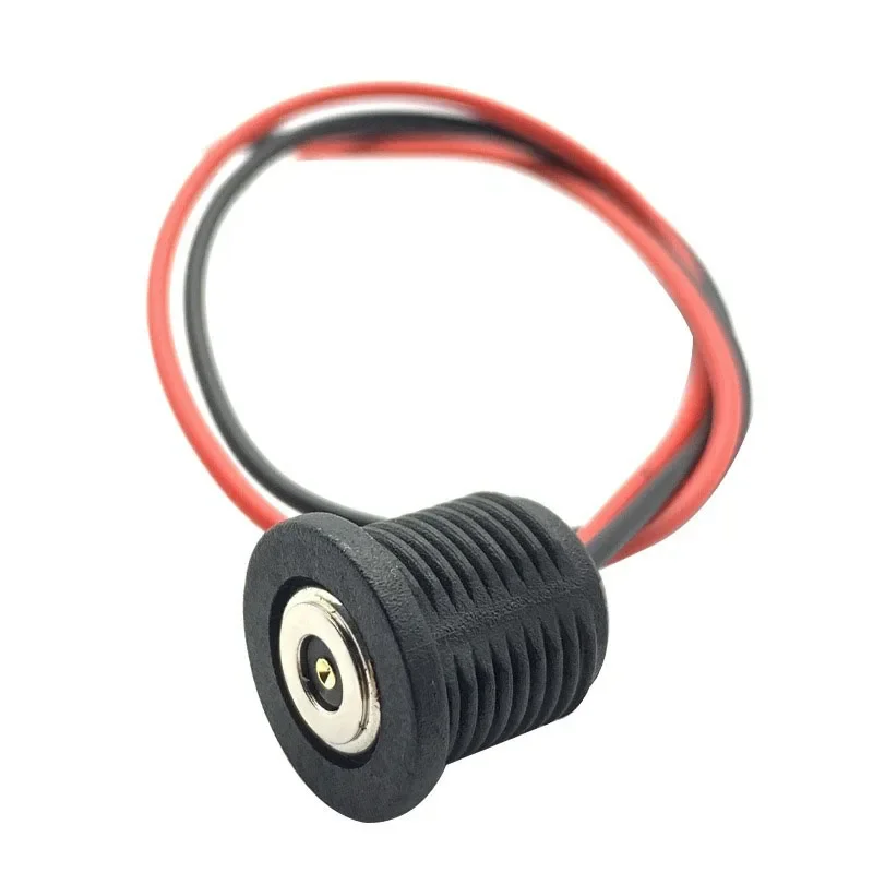 Magnetic Connector 8MM 10MM Male Female Interface Charging Power Wire with Magnetic Suction Pogopin Contact Adsorption Terminal