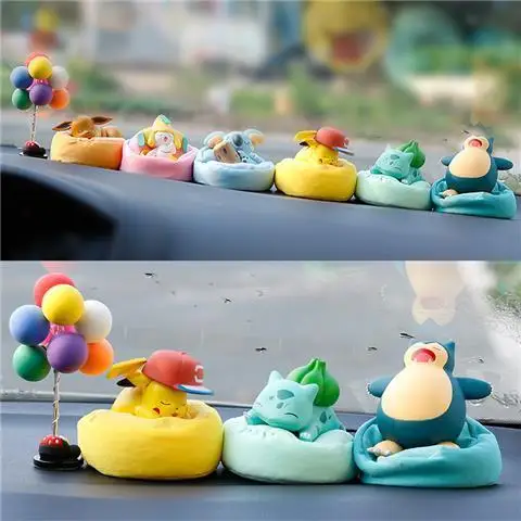 Pokémon Sleeping Pose Series Trendy Blind Box Pokémon Car Plush Figure Desk Figurine Toy view 6