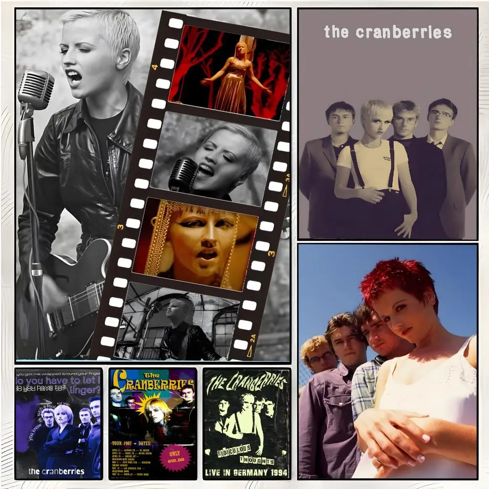 pop rock band T-The Cranberries Poster Superior Home Space Pub Indoor Decorative Art & Home Decor