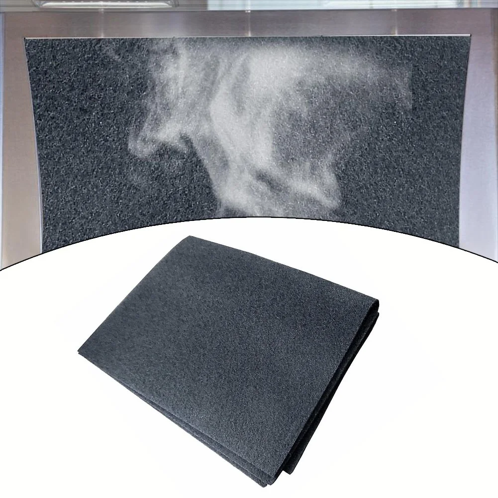 1Pc Carbon Range Hood Filter Activated Carbon Filter Cotton Cloth 57*47cm Spare Parts For Cooker Hoods Kitchen Cooking Supplies