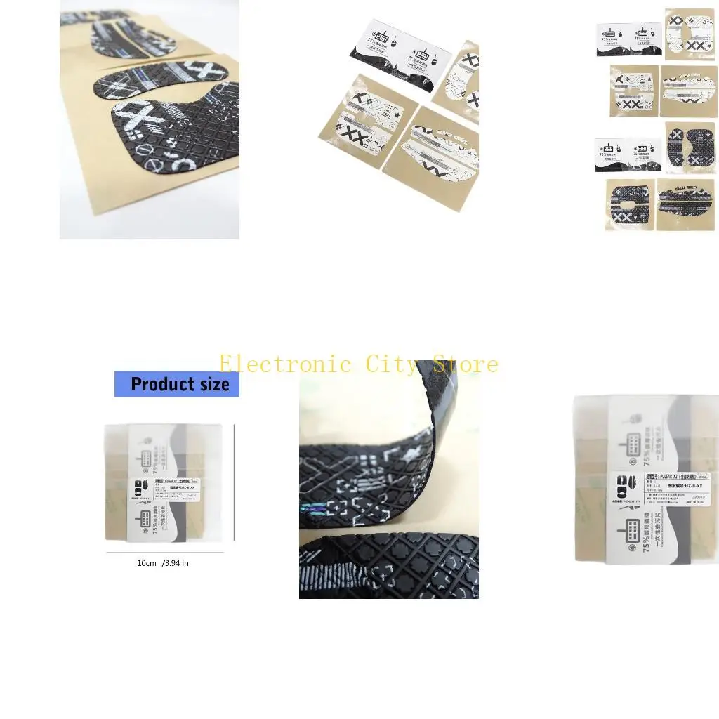 

HZBXX Mouse Grip Tape Skates Handmade Sticker for x2 Mouse Lizards Skin HU8D