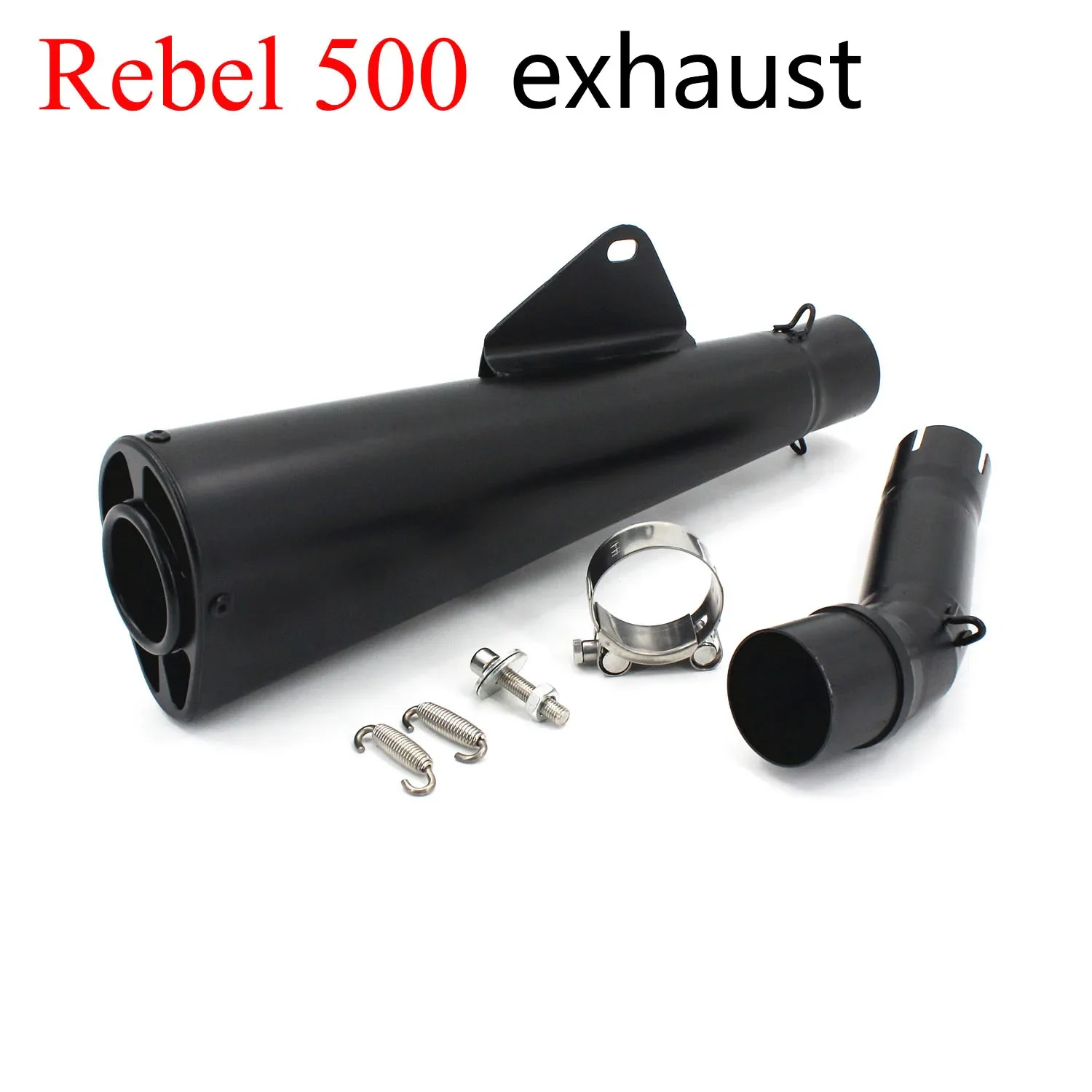 

Exhaust Motorcycle Escape Moto Tip Motocross Pitbike Slip on Connect Tube Pipe Elbow Retro For HONDA CMX500 Rebel 500 2017-2020