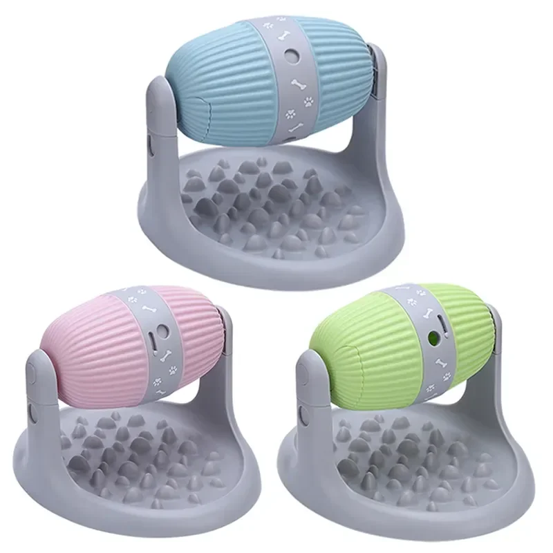 Pet Slow Feeder Toy Customize Roller Leaking Food Ball Slower Feeder For Dog Cat