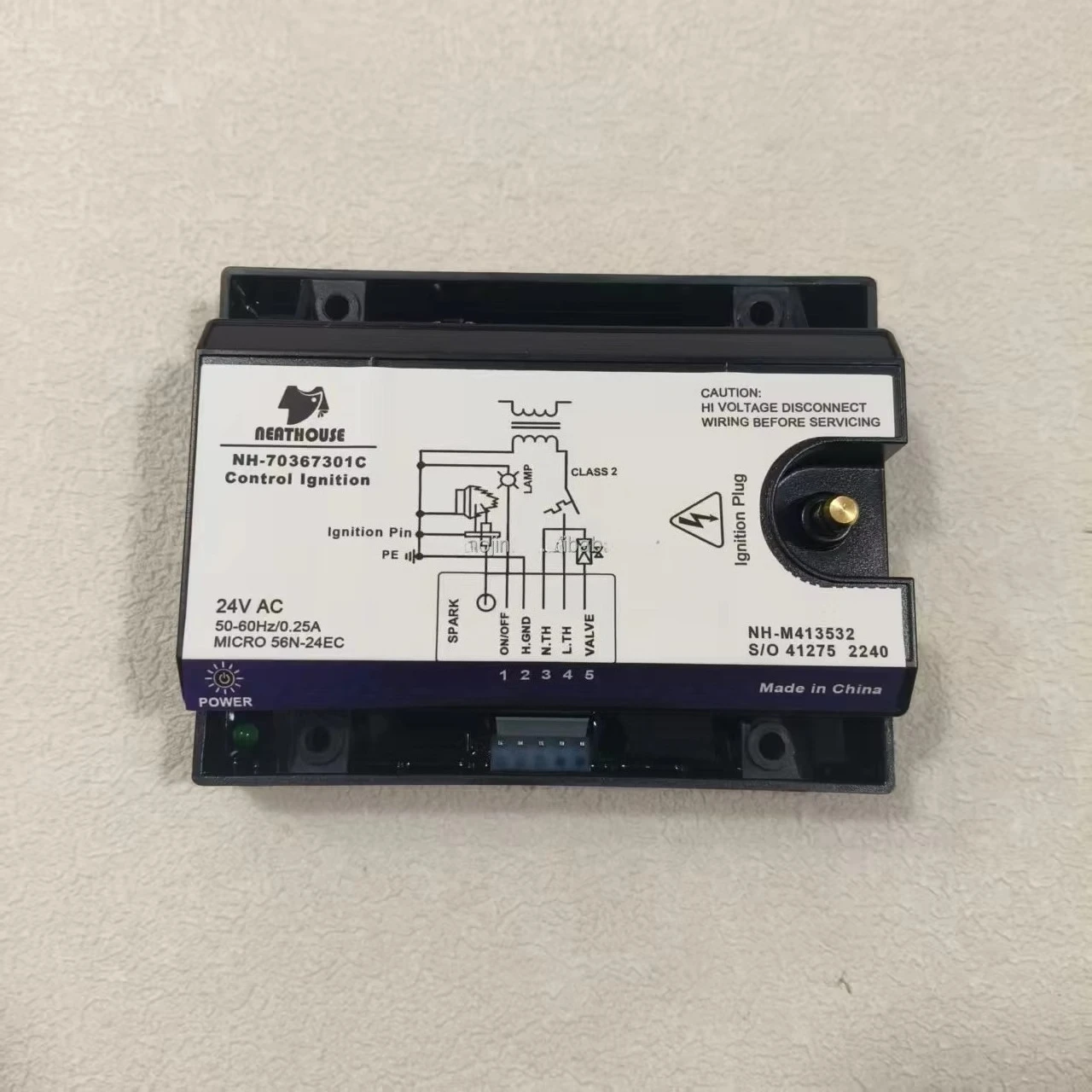 Laundry Plant 5-pin Industrial Automatic Commercial Dryer Air Dryer Gas Radiator Electronic Igniter NH-70367301P
